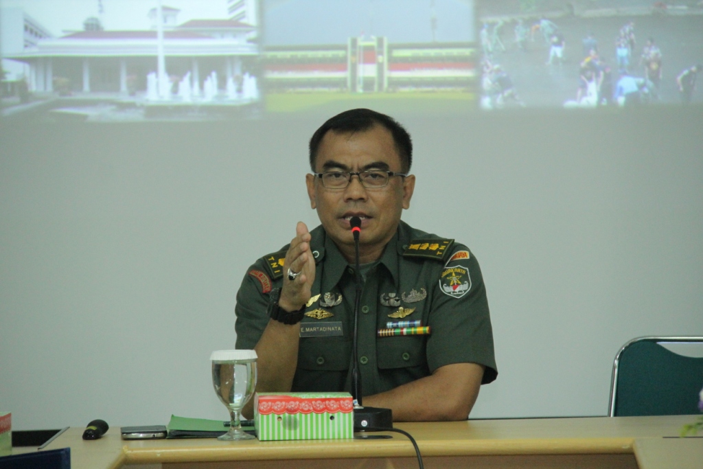Rapat Koordinasi Kegiatan Ciliwung Bersih Kerjasama UAI-KODAM JAYA