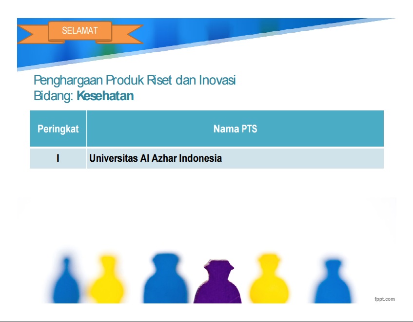 UAI Meraih Peringkat I Penghargaan Kopertis 3 – Produk Riset dan Inovasi PTS 2015